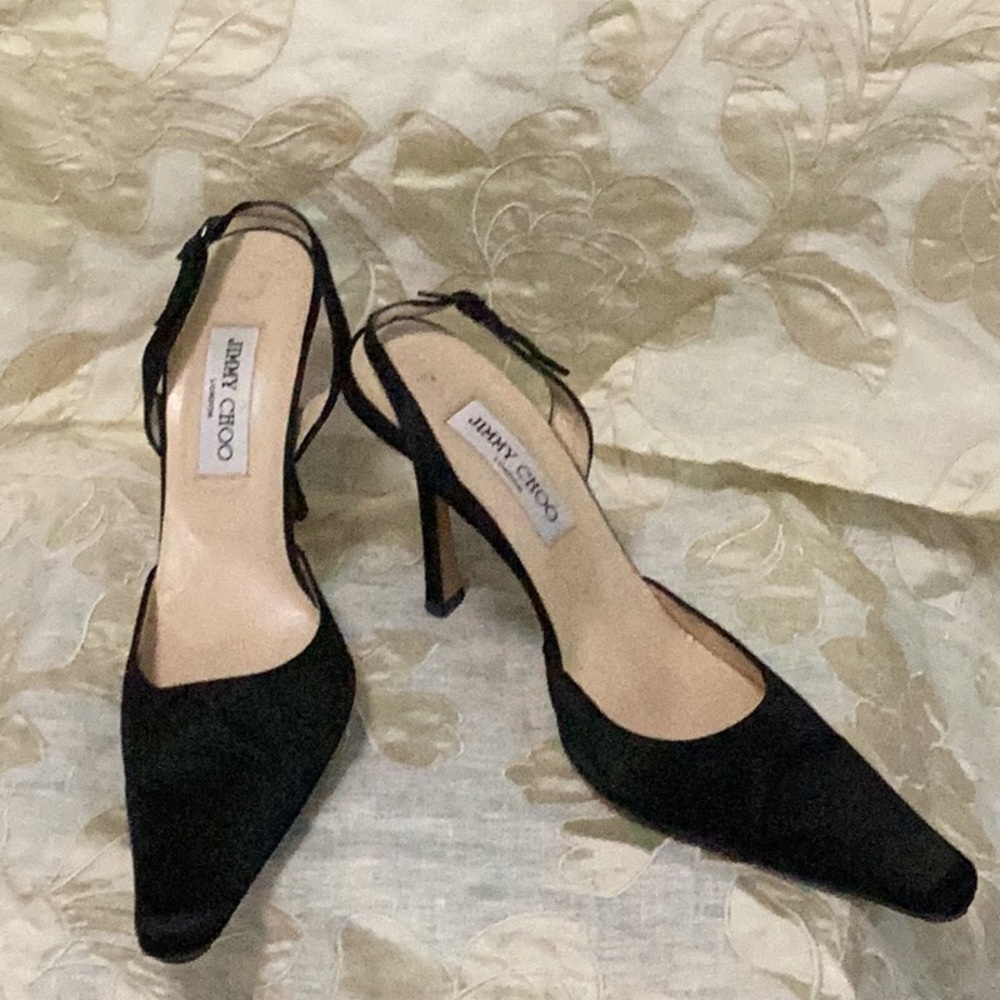 Jimmy Choo Black Stiletto Heels